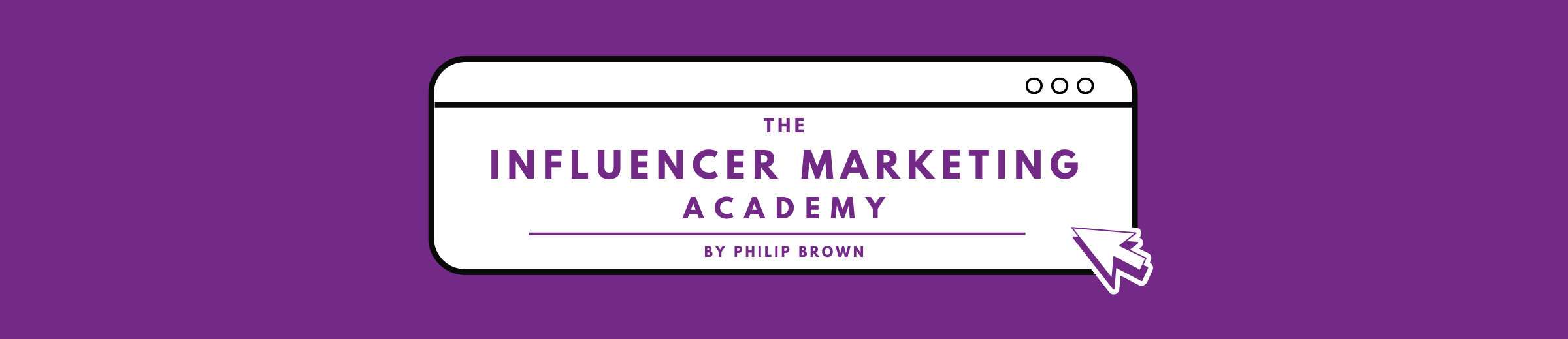 Influencer Marketing Academy hero graphic